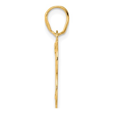 14K Yellow Gold Number 13 Pendant – view 3