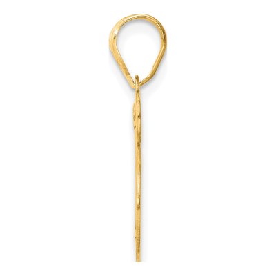 14K Yellow Gold Number 15 Pendant – view 3