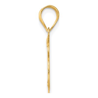 14K Yellow Gold Number 16 Pendant – view 3