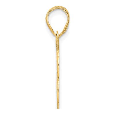14K Yellow Gold Number 18 Pendant – view 3
