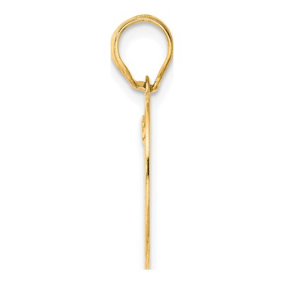 14K Yellow Gold Number 19 Pendant – view 3