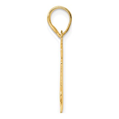 14K Yellow Gold Number 24 Pendant – view 3