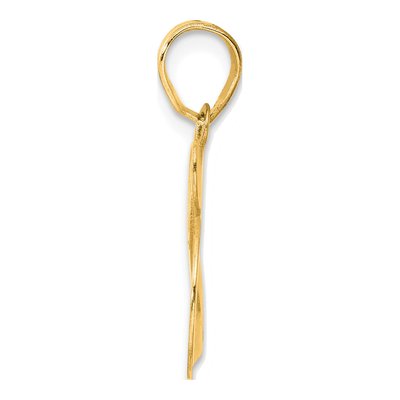 14K Yellow Gold Number 25 Pendant – view 3