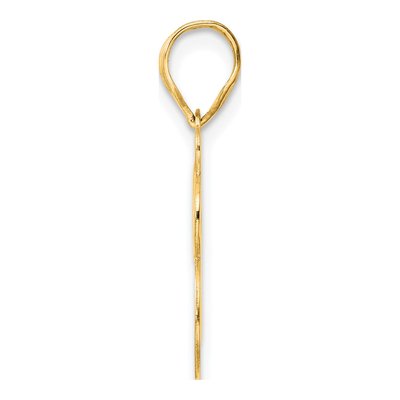 14K Yellow Gold Number 28 Pendant – view 3