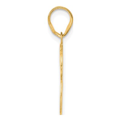 14K Yellow Gold Number 33 Pendant – view 3