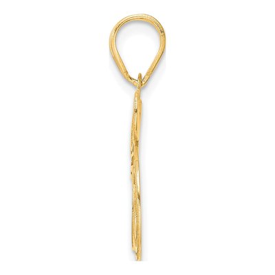 14K Yellow Gold Number 35 Pendant – view 3