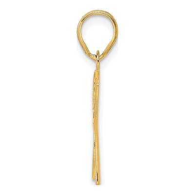 14K Yellow Gold Number 37 Pendant – view 3