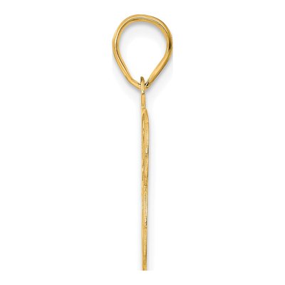 14K Yellow Gold Number 43 Pendant – view 3
