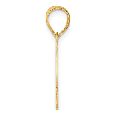 14K Yellow Gold Number 44 Pendant – view 3