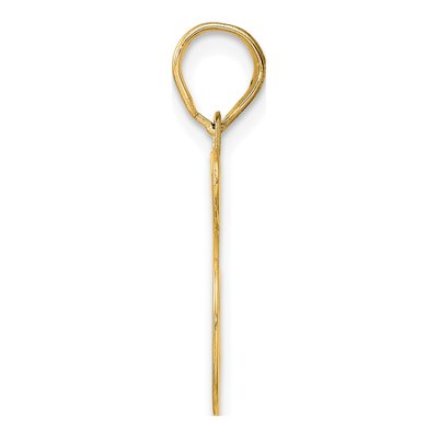 14K Yellow Gold Number 45 Pendant – view 3