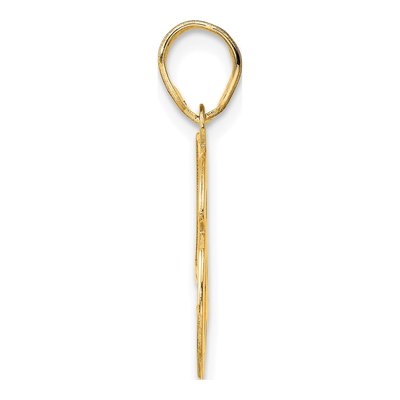14K Yellow Gold Number 46 Pendant – view 3