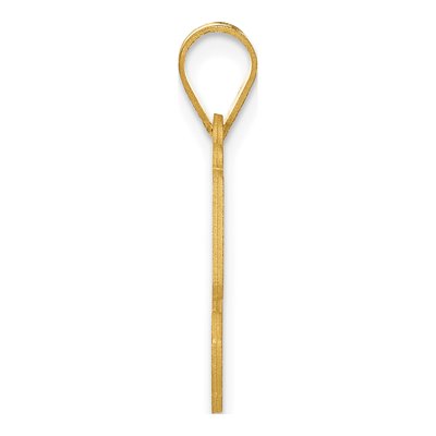 14K Yellow Gold Number 50 Pendant – view 2