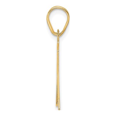 14K Yellow Gold Number 51 Pendant – view 3