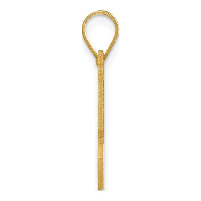 14K Yellow Gold Number 53 Pendant – view 2