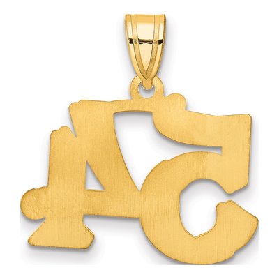 14K Yellow Gold Number 54 Pendant – view 3
