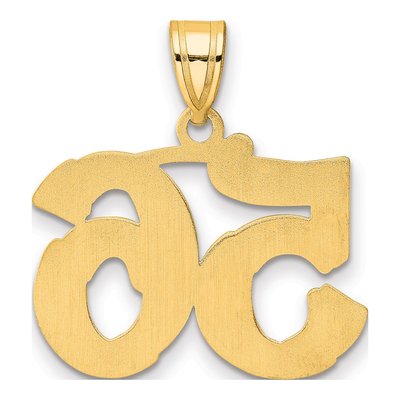 14K Yellow Gold Number 56 Pendant – view 4