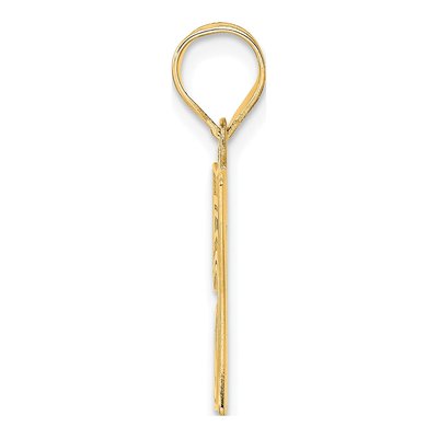 14K Yellow Gold Number 57 Pendant – view 3