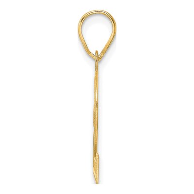 14K Yellow Gold Number 62 Pendant – view 3