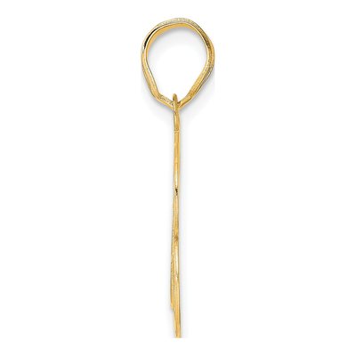14K Yellow Gold Number 63 Pendant – view 3