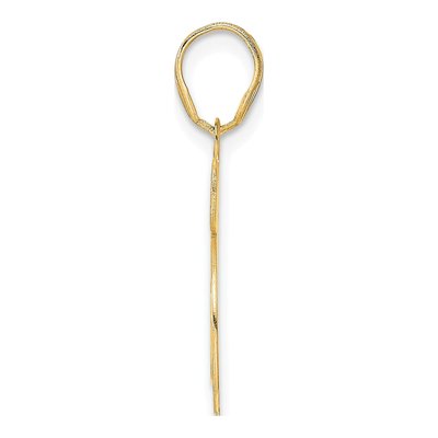 14K Yellow Gold Number 65 Pendant – view 3