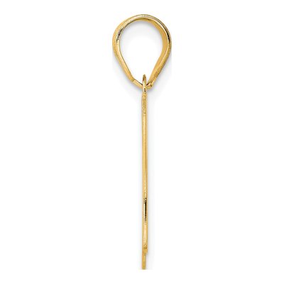 14K Yellow Gold Number 67 Pendant – view 3