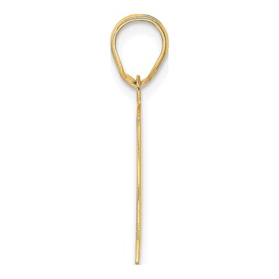 14K Yellow Gold Number 71 Pendant – view 3