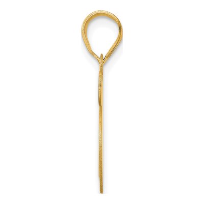 14K Yellow Gold Number 75 Pendant – view 3