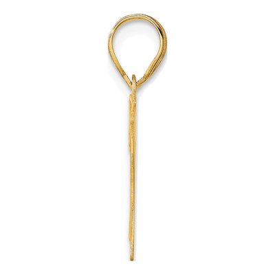 14K Yellow Gold Number 77 Pendant – view 3