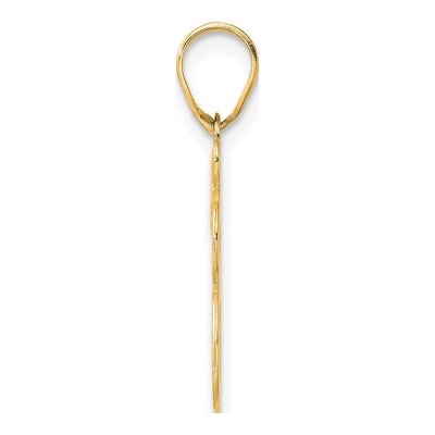 14K Yellow Gold Number 78 Pendant – view 3