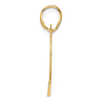 14K Yellow Gold Number 82 Pendant – view 3