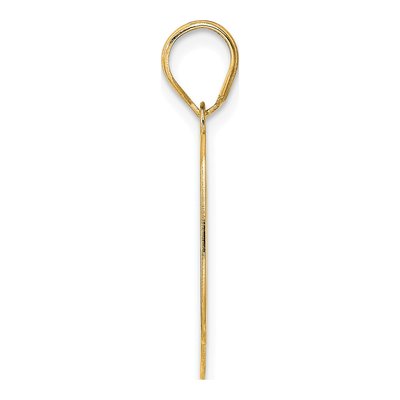 14K Yellow Gold Number 90 Pendant – view 3