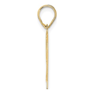 14K Yellow Gold Number 91 Pendant – view 3