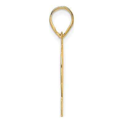 14K Yellow Gold Number 92 Pendant – view 3