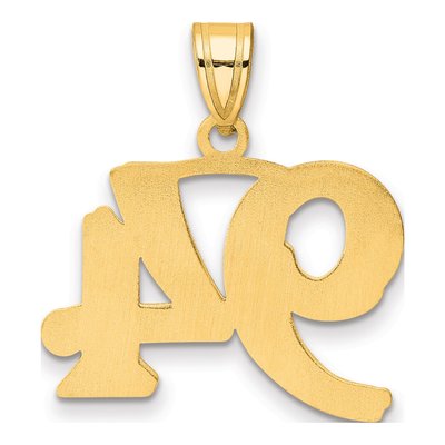 14K Yellow Gold Number 94 Pendant – view 4