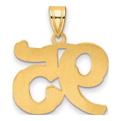 14K Yellow Gold Number 95 Pendant – view 4