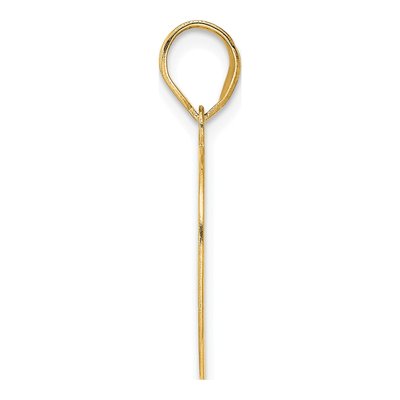 14K Yellow Gold Number 99 Pendant – view 3