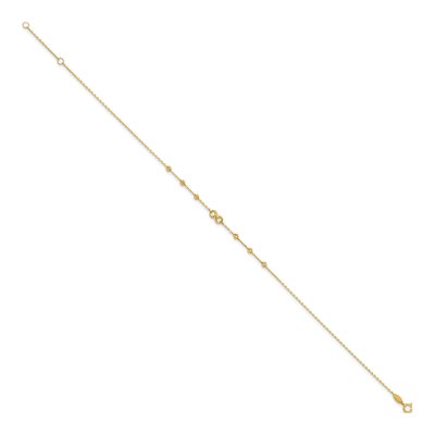 14K Yellow Gold Infinity Anklet – view 3