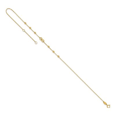14K Yellow Gold Infinity Anklet – view 8