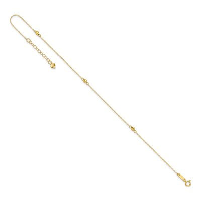 14K Yellow Gold Mirror Anklet – view 8