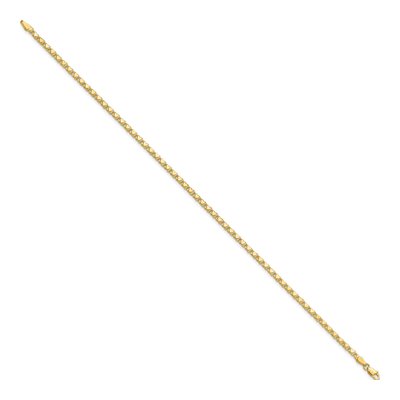 14K Yellow Gold Double-Sided Hearts Anklet – view 3