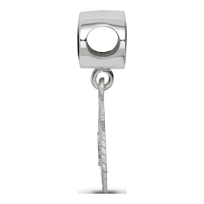Alpha Phi Sterling Silver Sorority Greek Letters Enameled Oval Dangle Bead – view 3
