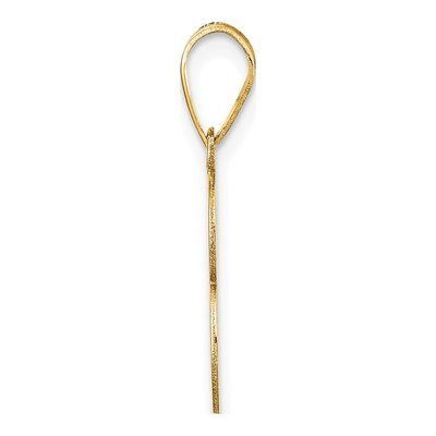 14K Yellow Gold Number 3 Pendant – view 3