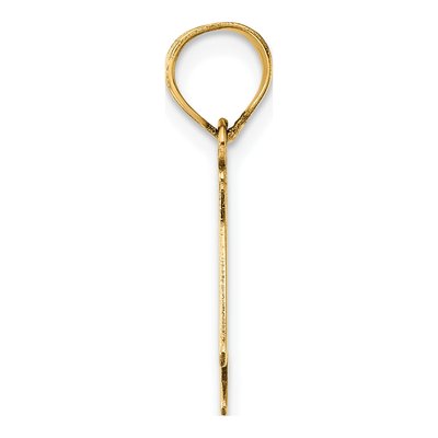 14K Yellow Gold Number 04 Pendant – view 3