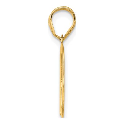 14K Yellow Gold Number 10 Pendant – view 3