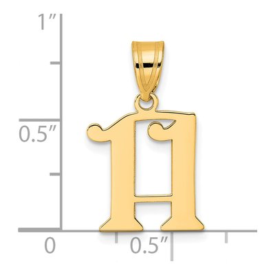 14K Yellow Gold Number 11 Pendant – view 5