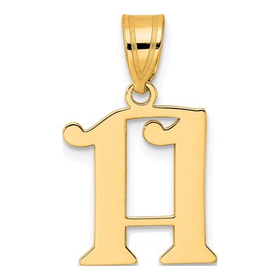 14K Yellow Gold Number 11 Pendant