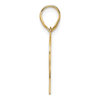 14K Yellow Gold Number 12 Pendant – view 3