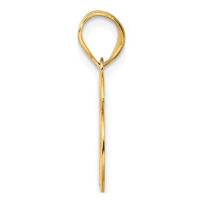 14K Yellow Gold Number 16 Pendant – view 3