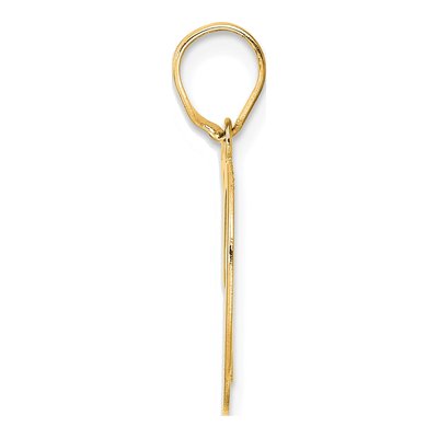 14K Yellow Gold Number 19 Pendant – view 3
