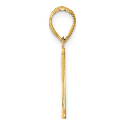14K Yellow Gold Number 21 Pendant – view 3